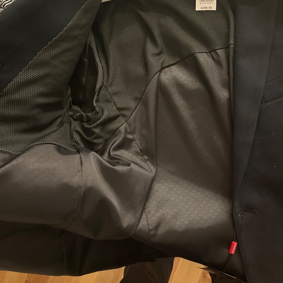 Men's Kenneth Cole Awareness Black Suit Jacket/Sport Coat/Blazer - Picture 2 of 4